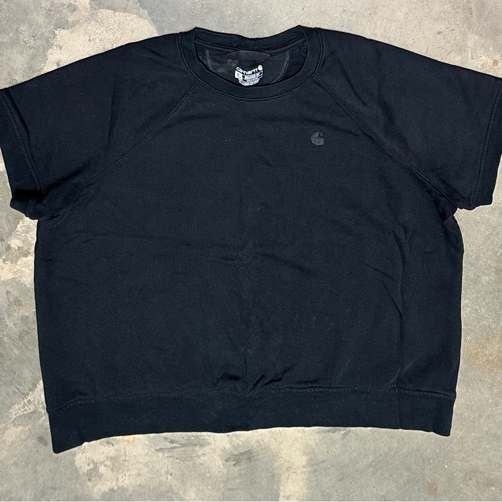 Carhartt Black Relaxed Fit Heavy knit shirt